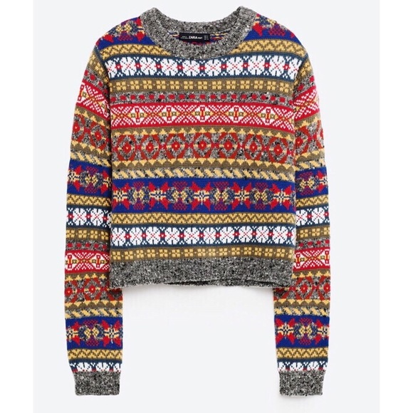 Zara ugly christmas sweater Clearance
